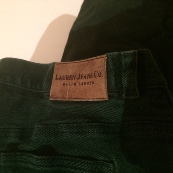 Ralph Lauren Forest Green Jeans - Picture 3 of 4